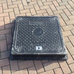 Lightweight Composite Manhole Cover 600 x 600mm Clear Opening Load rated D400  CM6060D400JM