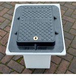 Drawpit Chamber 350 x 260 x 530mm c/w with Composite Cover C250 DPC350 ...