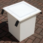 Sealed Drawpit Chamber 350x 350 x 500mm For use under non watertight cover DPC350-350-500LID