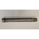 400mm Flexi SS Hose 1.5" BSPP Fixed M- 1.5"