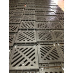 Composite Gully Grate and Frame 470 x 470mm Clear Opening  - Lockable. Rated D400 (40 Tons) CG4747D400 