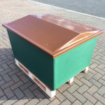 Equipment Chamber 1100 x 880 x 600 Fibreglass c/w Raised Lid